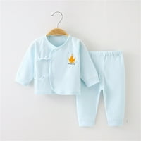 Toddler Boys Casual Outfit Sets Baby Boys Girls Pamuk Pamuk Spavaće životinje crtane bluze vrhovi slatkih