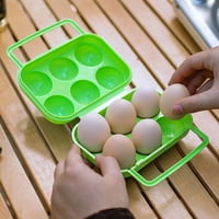 Fule Vanjski kamp za piknik plastični jaja nosač nosača BO jaja ladica