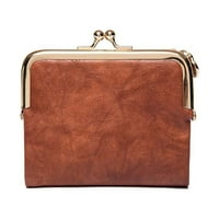 Mini modne dame Square Clip Wallet Retro Multi Funkcionalno preklopno vrećica za kačicu za novac za žene