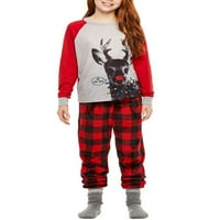 Peyakidsaa Božićna porodica Pajamas postavlja usklađivanje sa spavanjem za spavanje roditelja - pajamas Loungewear