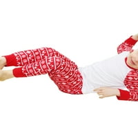 Xmas podudaranje porodične pidžame postavljeno božićni cvjetni print tata mamin dijete dječje kućne pjs setovi