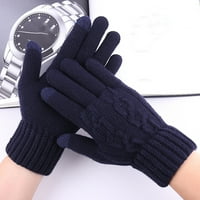 50% popusta za muškarce Zimske tople rukavice na dodir zaslon na dodir Ležerne prilike debele rubljene