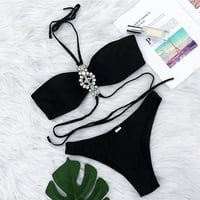 Ženski dijamantski ukras bikini set push up kupaće kostimu kupaći kostimi