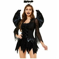 Haljine za žene Noć vještica Kostimi Poslovna haljina Halloween Cosplay kostim kratki rukav kvadratni