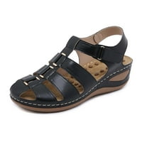 Jsaierl Womens Platform sandale Ležerne prilike ljeti Close Wie Sandale Comfy Arch Support Sandals Boho