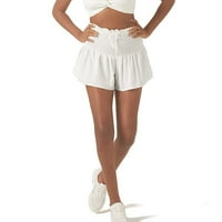 Iznad dužine koljena ženske joge hlače Stretch visokog struka Tajice Tummy Control Sports Bowout Honed