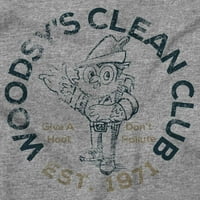 Woodsy sow Clean Club ne zagađuju dukserice HOUDIE žene za žene Brisco brendovi 3x