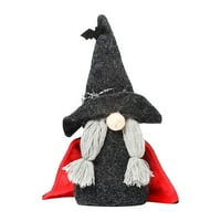 Prodaja Virmaxy Halloween bez lica za lutke DWarf Creative Goblin Domaća ukras Rudolph Doll Crna