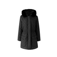 Shomport Ženska zima toplo zadebljane dugih dugih dugih dugih kaputa kasuta na otvorenom termalna jakna