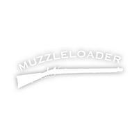 MuzzleLoader naljepnica naljepnica Die Die Cut - samoljepljivi vinil - Vremenska zaštitna - izrađena u SAD - Mnogo boja i veličina - pištolj u prahu Crni lov
