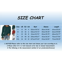 Ketyyh-CHN Bluze za žene prevelike majice Bluze vrhovi s džepovima bijeli, 2xl
