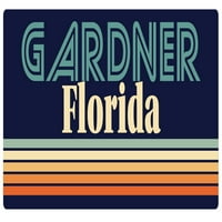 Gardner Florida Frižider Magnet Retro Design