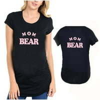 Majice za majice s kratkim rukavima za trudnice za trudnice Prodaja prodaja majčinstva Žene Print Majčinski