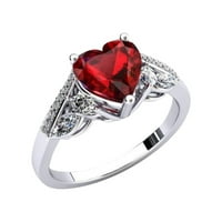 Yinguo Ženski prsten Šareni cirkon vjenčani nakit prsten veličine legura 6- Poklon prst