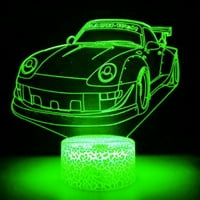 3D Sportska noćna lampica Iluzija boja Promjena dodirnog prekidača Stolni stolni stolovi ukras za ukrašavanje