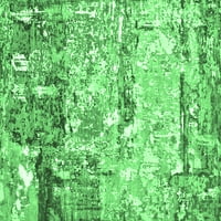 Ahgly Company Indoreni pravokutnik Oriental Emerald Green Industrial Industrial Neuševi, 5 '7'