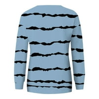 Levmjia pulover dukserica za žensko čišćenje vrhova Trendy tiskana pogradina majica s dugim rukavima