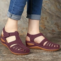 Ichuanyi sandale za žene čišćenje žene Ljetne modne casual sandale Ležerne prilike ravne cipele sa punim