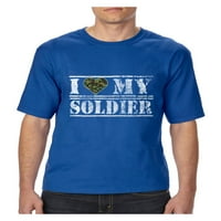 MMF - velika muška majica, do visoke veličine 3xlt - volim svog vojnika