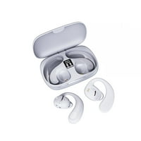 RDEUOD bežične ušice, 5. Uho montirala tri istinu digitalni displej bežični Bluetooth slušalice sa inteligentnim smanjenjem buke i mogućnosti poziva, pogodno za sportsku kancelariju, bijela
