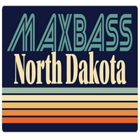 Maxbass Sjeverni Dakota Frižider Magnet Retro Design