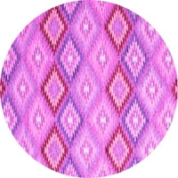 Ahgly Company Zatvorena okrugla jugozapadna ružičasta prostirke na površini, 4 '