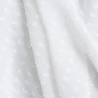 Žene Leisure Teksturirani tajani kravata Pompoms Obmiri Sarong bijela Jedna veličina