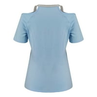 Majice za žene Ljeto V-izrez sa ramena DANDELION FLORAL PRINT SHORTEVE majica TOP bluza TOP BluZA