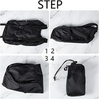 Lagani pakirani ruksak Sklopivi ultralight vanjski preklopni ruksak putni torbe za muškarce za muškarce žena-narandžasta