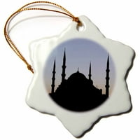 3Droza Turska, Istanbul. Plava džamija, Sunset -As I - Cindy Miller Hopkins - Ornament za sneg