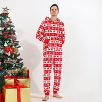 Baikeli Porodica koja odgovara Božićne pidžame Postavi Crveni klasični kaid sa specijalnim jelenom tiskanim Xmas PJS podudaranje odraslih osoba za djecu za djecu Novogodišnja odjeća