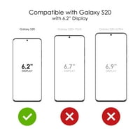 Razlikovanje Clear Clear Shootofofofoff Hybrid futrola za Galaxy S 5G - TPU branik akrilni zaštitni