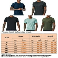 Grianlook muns workout Top posada izrez majica kratkih rukava mišićne košulje muškarci obične ljetne