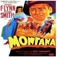 Montana Alexis Smith Errol Flynn 1950. Movie Poster MasterPrint