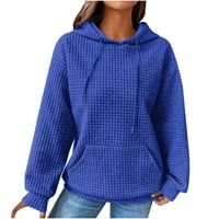 Prevelizirani pulover Duks za žene, zimski ženski trendi meklenici pletenih ženskih pletenica Klasični