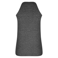 Bvanrty Ženska trendi labava osnovna klirenca za majicu Čvrsti vrhovi ruffle rukave VEES V izrez majice