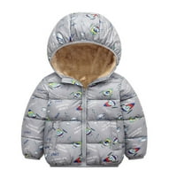 Traexpress Toddler zimska jakna 5t Dečiji dječji dječaci Djevojke Zimska jakna s toplim rukom Dinosaur dječački kaput