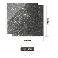 Crni sjaji akrilni list 12 x12 1 8 debela ploča od pleksiglasa za znakove laserskog rezanja