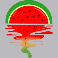 Watermelon Vaporwave Sunset Muški atletski heather krem ​​grafički grafički tenk - Dizajn od strane