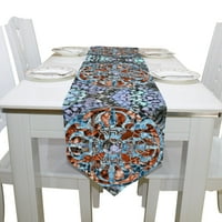 Popcreation Bohemian Mandala cvjetni stol za trkač placemat, kućni stol Vrhunska ukras Posteljasta platna