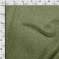 Onuone pamučne kambričke masline zelene tkanine Snowflake šiva za obrtna projekta Tkanini otisci sa dvorištem širom