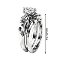 Do 65% popusta na Amlbb dame Modni kreativni dijamantski dijamantski prsteni za žene za žene
