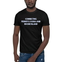 Spajanje Pennsylvania i Rhode Island Retro stil kratkih rukava pamučna majica majica po nedefiniranim