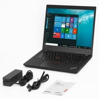 Lenovo ThinkPad T bilježnica, 14 HD displej, Intel Core i7-8565U do 4.6GHz, 8GB RAM-a, 512GB NVME SSD, NVIDIA GeForce MX250, HDMI, DisplayPort putem USB-C, Wi-Fi, Bluetooth, Windows Pro