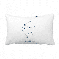 Aquarius Constellation znak Jastuk za zodijački bacanje LUMBAL INSERT COUNT COPT COCKORACES