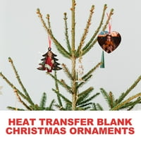 DIY Christmas Drvo mali privjesci za prijenos topline BESPLATNI božićni ukrasi