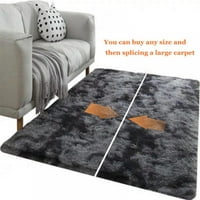Lovegab dugačka plišana tepih meko lažno krzno Neklizajući dekorativni dekorativni mat za dnevnu sobu