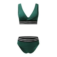 Ženski set kupaći kostim bandeau zavoj bikini set push up brazilski kupaći kostimi za kupaće kostimi