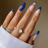 BO Pritisnite Alat za nokte za manikuru puni poklopac umjetnički savjeti za umjetne nokte Francuski