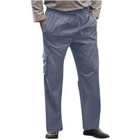 CLLIOS teretni pantalone za muškarce velike i visoke multi džepove Hlače rade taktičke hlače koje rade